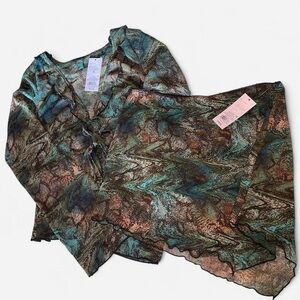 Wild Fable Earthy Tones Blouse